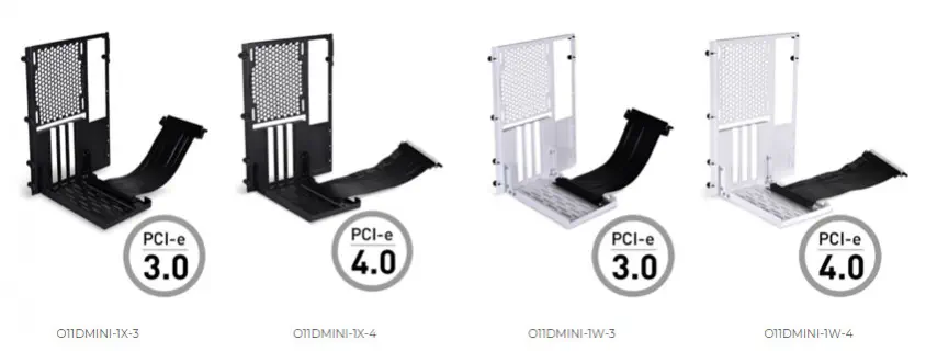 Lian Li O11DMINI-1W-4 Beyaz Dikey Ekran Kartı Tutucu Kiti (G89.O11DM-1W.40)