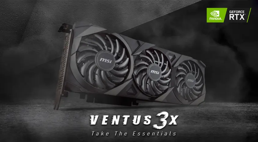 MSI GeForce RTX 3060 Ventus 3X 12G Gaming Ekran Kartı