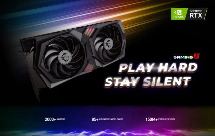 MSI GeForce RTX 3060 GAMING X 12G Gaming Ekran Kartı