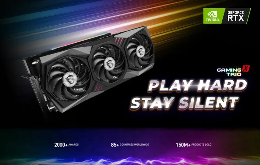 MSI GeForce RTX 3060 GAMING X TRIO 12G Gaming Ekran Kartı