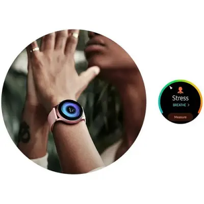 Samsung Galaxy Watch Active2 40mm Paslanmaz Çelik Altın-SM-R830NSDATUR Akıllı Saat