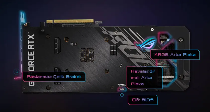 Asus ROG-STRIX-RTX3060-12G-GAMING Ekran Kartı