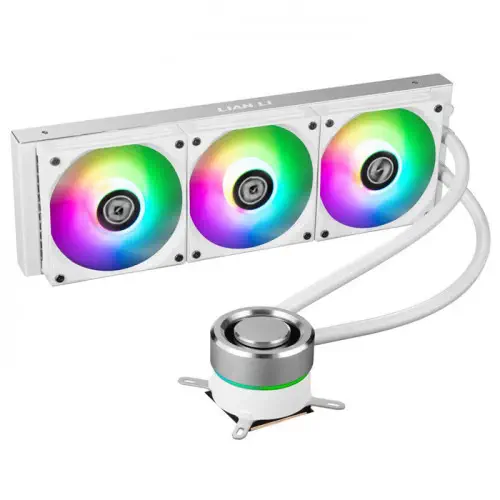 Lian Li Galahad AIO 360mm Beyaz RGB İşlemci Sıvı Soğutucu (G89.GA360A.01)