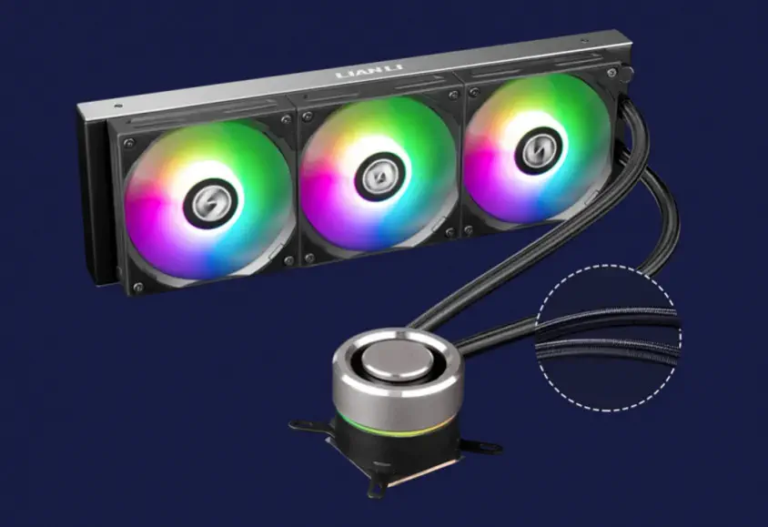 Lian Li Galahad AIO 360mm Beyaz RGB İşlemci Sıvı Soğutucu (G89.GA360A.01)