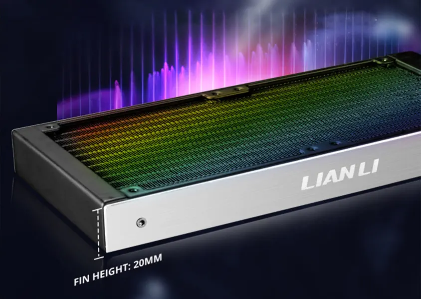Lian Li Galahad AIO 360mm Beyaz RGB İşlemci Sıvı Soğutucu (G89.GA360A.01)