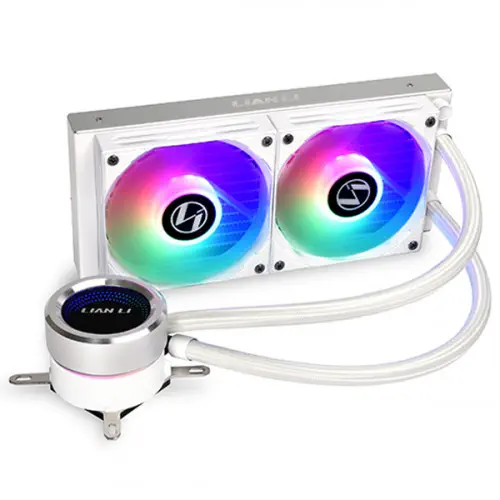 Lian Li Galahad AIO 240mm Beyaz RGB İşlemci Sıvı Soğutucu (G89.GA240A.01)