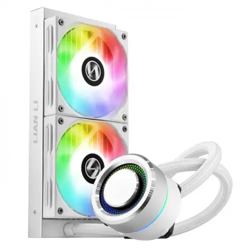 Lian Li Galahad AIO 240mm Beyaz RGB İşlemci Sıvı Soğutucu (G89.GA240A.01)