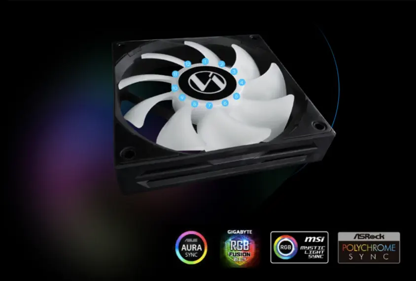 Lian Li ST120 Black 3x120mm RGB PWM Siyah Kasa Fanı