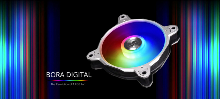 Lian Li Bora Digital Black BR DIGITAL-3R B Kasa Fanı