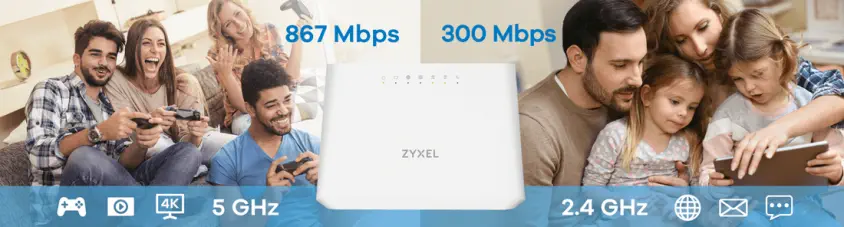 Zyxel VMG3625-T50B Modem Router 