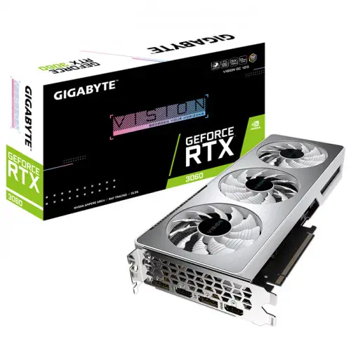Gigabyte GeForce RTX 3060 Vision OC 12G LHR Gaming Ekran Kartı
