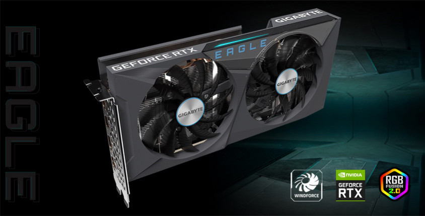 Gigabyte GeForce RTX 3060 Eagle 12G LHR Gaming Ekran Kartı