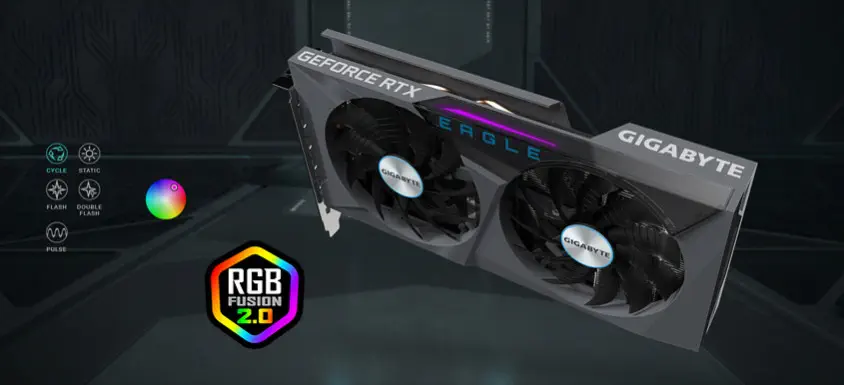 Gigabyte GeForce RTX 3060 Eagle 12G LHR Gaming Ekran Kartı