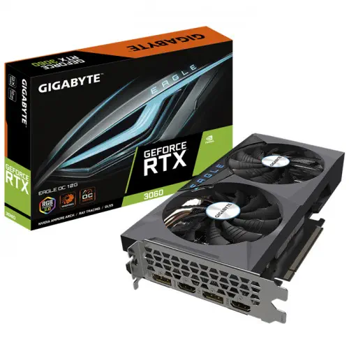 Gigabyte GeForce RTX 3060 Eagle OC 12G LHR Gaming Ekran Kartı