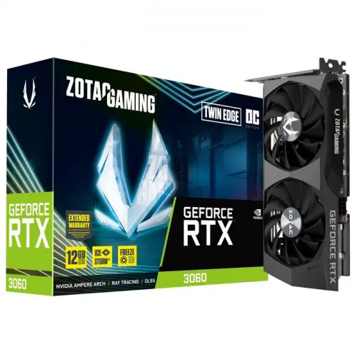 Zotac Gaming GeForce RTX 3060 Twin Edge OC Gaming Ekran Kartı