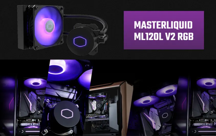 Cooler Master MasterLiquid ML120L V2 RGB MLW-D12M-A18PC-R2 120mm İşlemci Sıvı Soğutucu