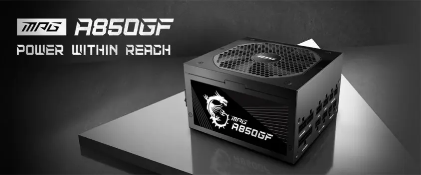 MSI MPG A850GF 850W Full Modüler Gaming Power Supply