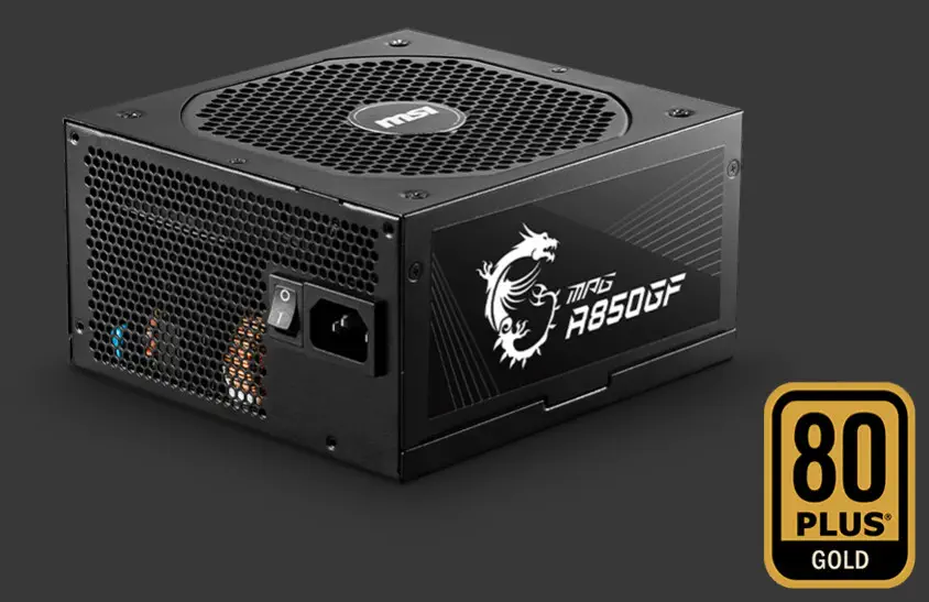 MSI MPG A850GF 850W Full Modüler Gaming Power Supply