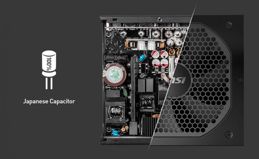 MSI MPG A850GF 850W Full Modüler Gaming Power Supply