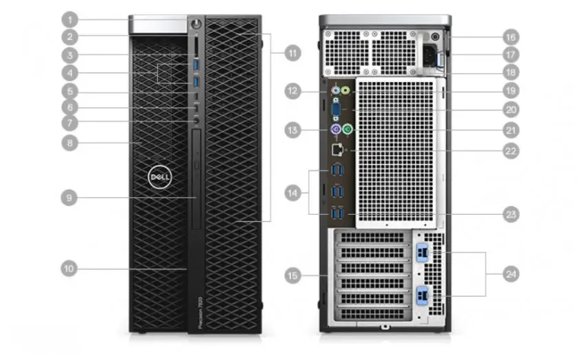 Dell T5820 W-2223 İş İstasyonu