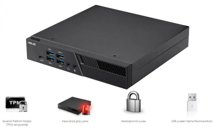 ASUS PB50-BR073MD Ryzen 7 3750H 8GB 256GB SSD FreeDOS Mini PC