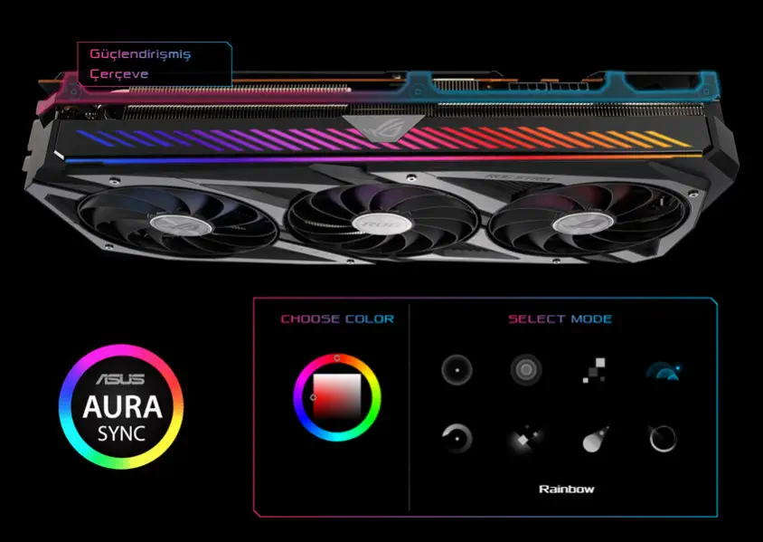 ASUS ROG-STRIX-RX6700XT-O12G-GAMING Ekran Kartı