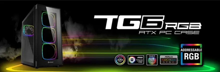 Sharkoon TG6-RGB SHP650 V2 650W ATX Mid-Tower Gaming Kasa
