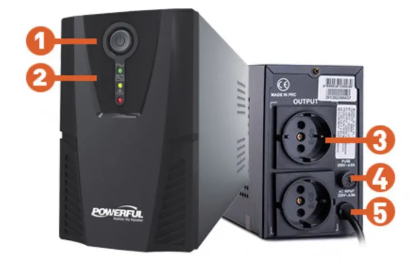 Powerful PL-600 650VA UPS