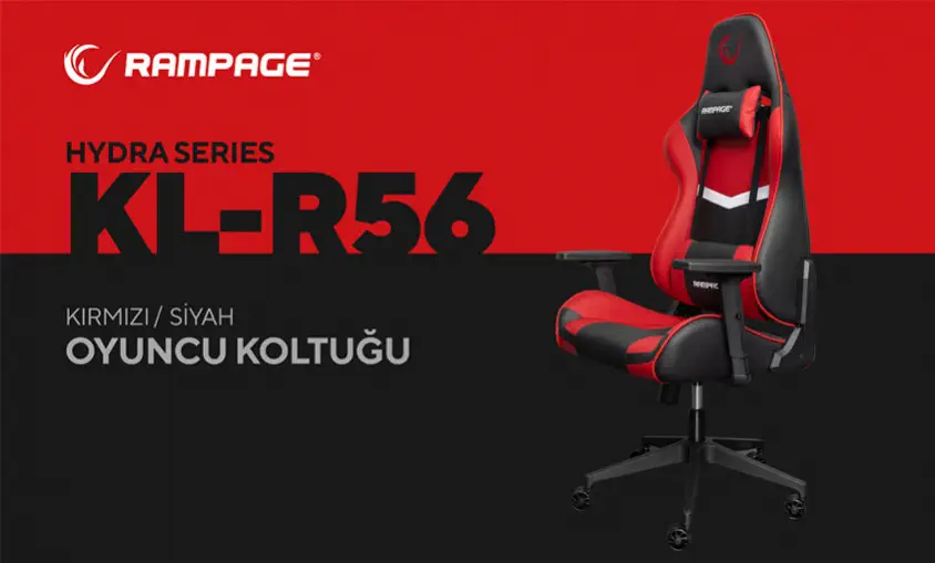 Rampage KL-R56 Kırmızı/Siyah Gaming (Oyuncu) Koltuğu