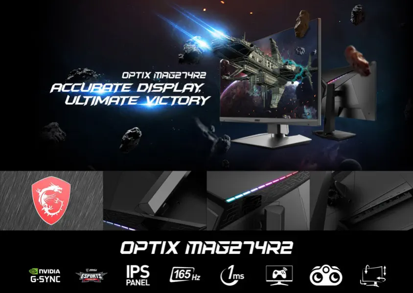 MSI Optix MAG274R2 27” IPS Full HD Gaming Monitör