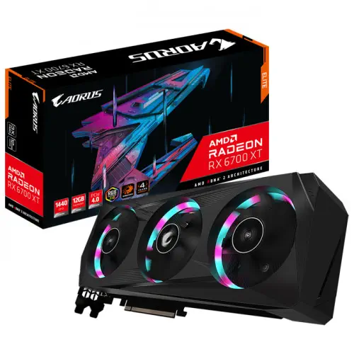 Gigabyte Aorus Radeon RX 6700 XT Elite 12G Gaming Ekran Kartı