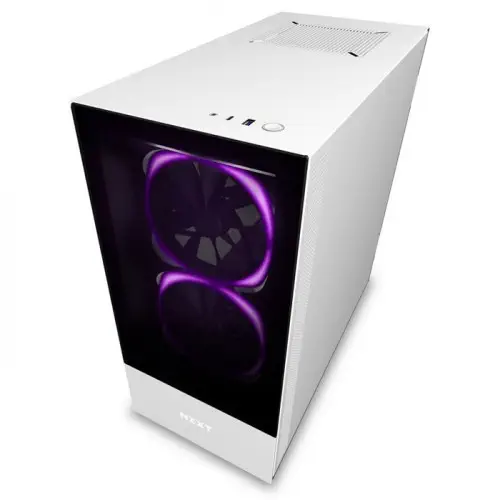 NZXT H510 Elite CA-H510E-W1 Mat Beyaz ATX Mid-Tower Gaming Kasa