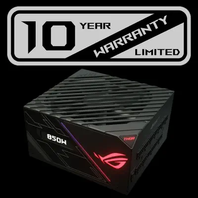 Asus ROG-THOR-850P-P 850W Full Modüler Gaming Power Supply + Power Kablosu Hediyeli