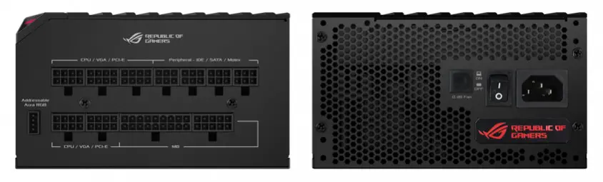 Asus ROG-THOR-850P-P 850W Full Modüler Gaming Power Supply + Power Kablosu Hediyeli