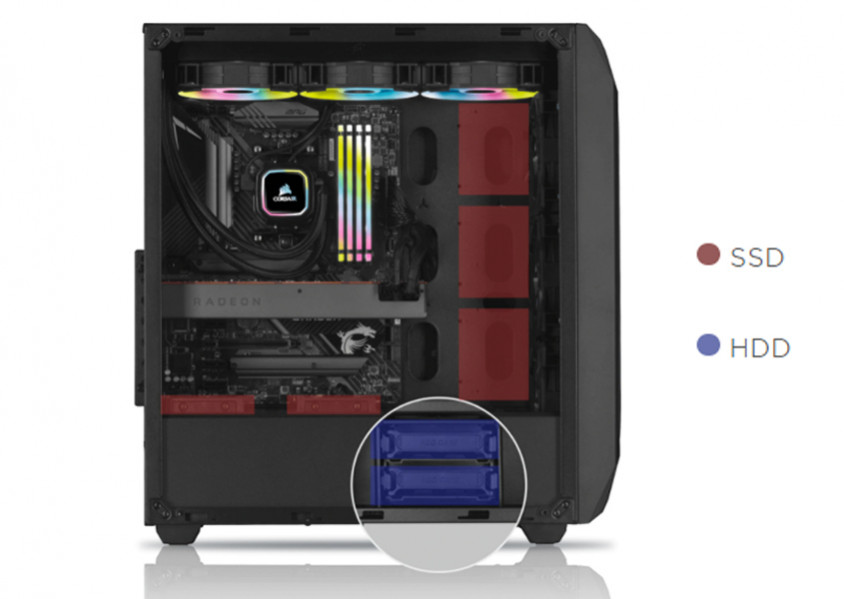 Corsair 470T RGB CC-9011215-WW E-ATX Mid-Tower Gaming Kasa