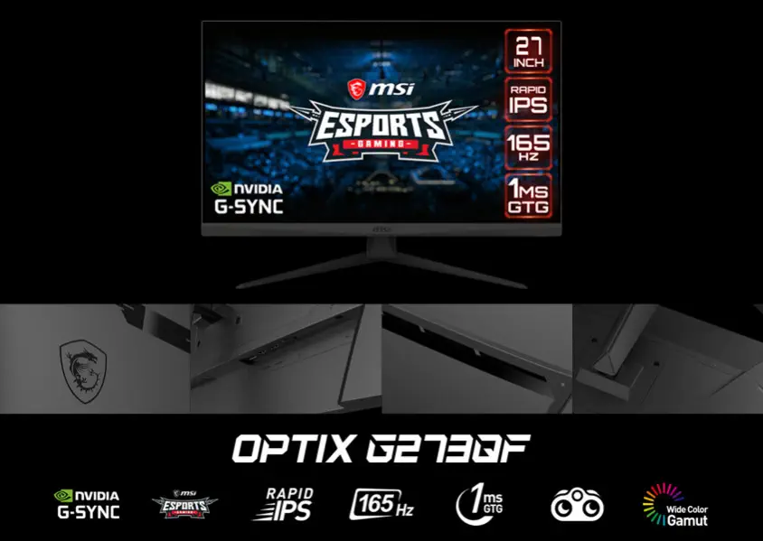 MSI Optix G273QF 27” IPS WQHD Gaming Monitör