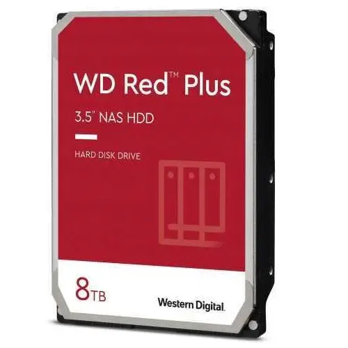 WD Red Plus WD80EFBX 8TB NAS Harddisk