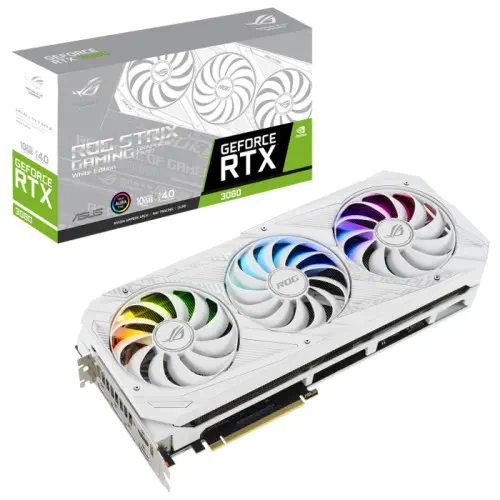 Asus ROG Strix GeForce RTX 3080 White Gaming Ekran Kartı