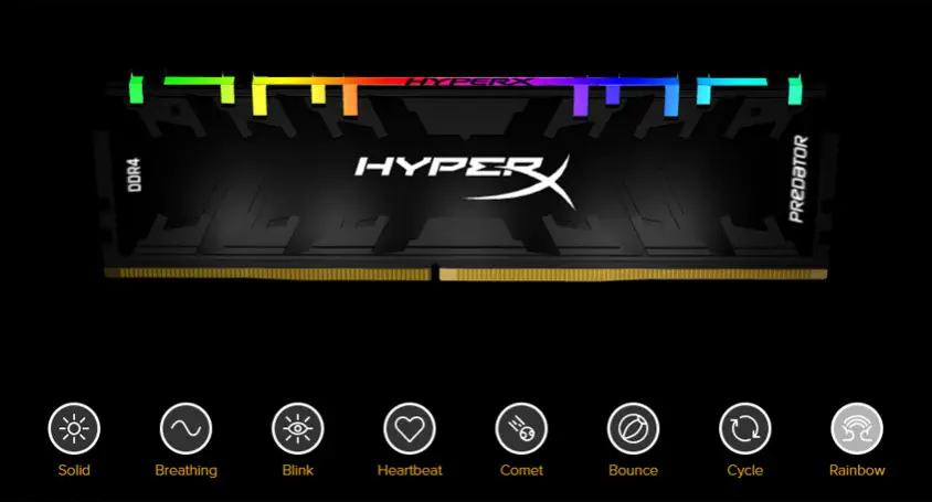 HyperX Predator RGB HX430C15PB3A/8 8GB DDR4 3000MHz Gaming Ram (Bellek)