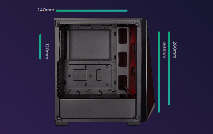 Corsair Carbide Spec-Delta RGB CV650 ATX Mid-Tower Gaming Kasa