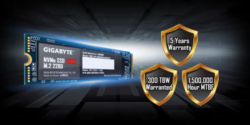 Gigabyte GP-GSM2NE3256GNTD 256GB PCIe NVMe M.2 SSD Disk