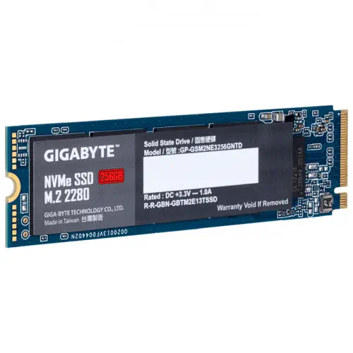 Gigabyte GP-GSM2NE3256GNTD 256GB PCIe NVMe M.2 SSD Disk