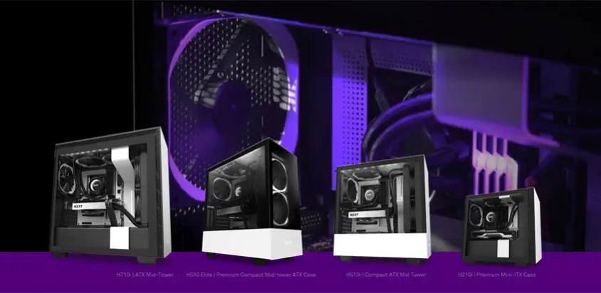 NZXT H510 CA-H510B-W1 Mat Beyaz ATX Mid-Tower Gaming Kasa