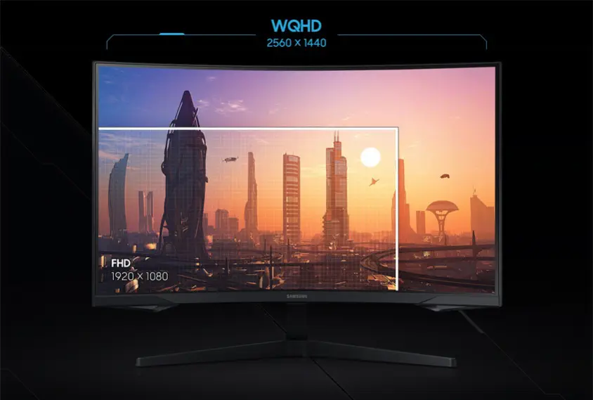 Samsung Odyssey G5 LC32G55TQWMXUF 32” VA WQHD Curved Gaming Monitör