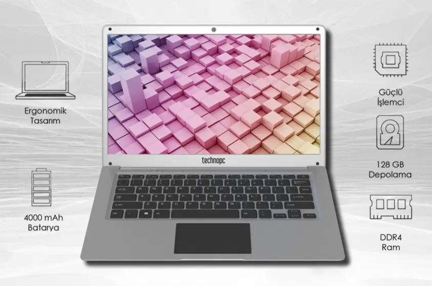 Technopc Aura TI14N37 14″ Full HD Notebook
