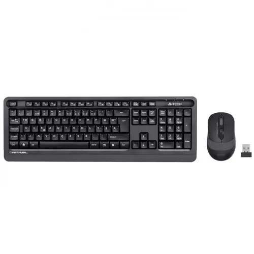 A4 Tech FG1010 Gri Kablosuz Klavye Mouse Set