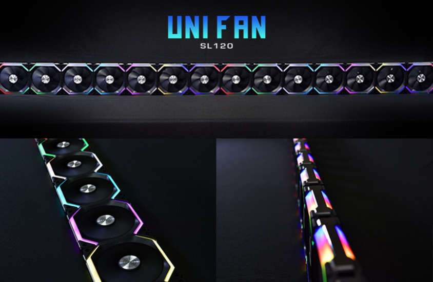 Lian Li UNI Fan SL120 Black 1x120mm Kasa Fanı (G99.12UF1B.00)