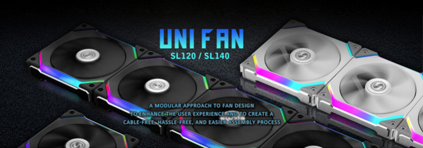 Lian Li UNI Fan SL120 Black 1x120mm Kasa Fanı (G99.12UF1B.00)