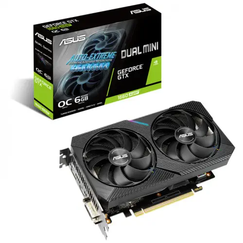 Asus DUAL-GTX1660S-O6G-MINI Gaming Ekran Kartı