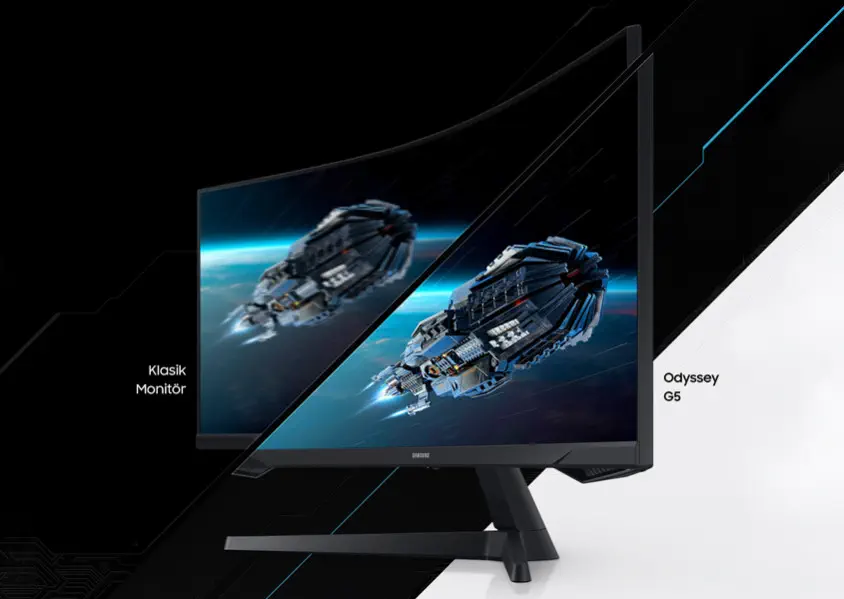 Samsung Odyssey G5 LC34G55TWWMXUF 34” VA UWQHD Curved Gaming Monitör